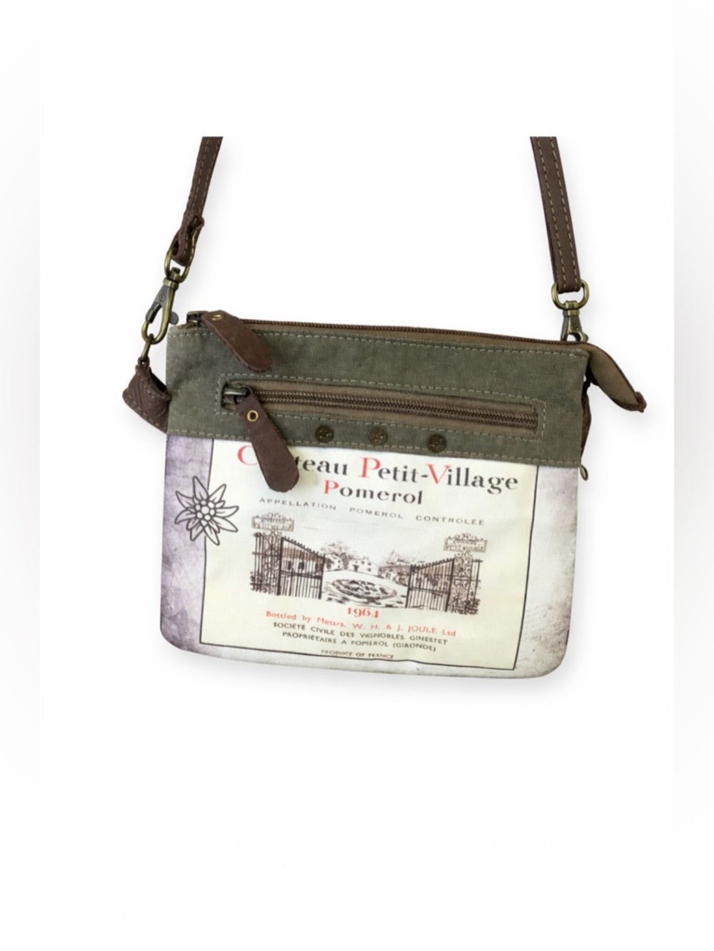 MYRA BAG Women's Vintage CHATEAU PETIT-VILLAGE Crossbody Bag